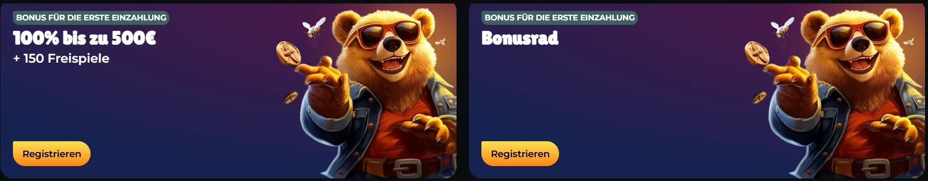 Honeybetz Boni und Aktionen 